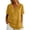 Yellow, variant on IWRICH Linen V Neck T Shirts for Women Summer Casual Short Sleeve Tunic Tops Comfy Solid Color Loose Fit Basic Tees Yellow XL