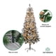 thumbnail image 4 of Árbol de Navidad Nevado Pino Artificial 2.10M Frondoso Con 300 Luces LED Verde Soporte de Metal Skygreen blanco, 4 of 5