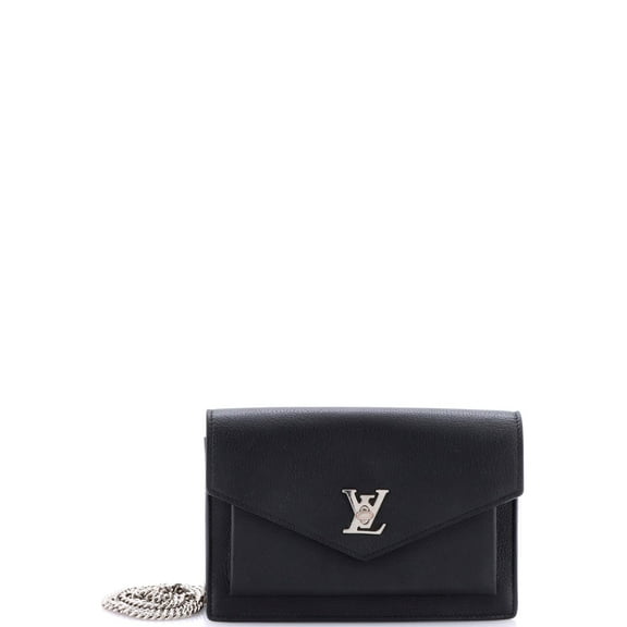 Pre-Owned Mylockme Chain Pochette Leather By Rebag