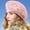 B, variant on Pink Berets for Women Men Casual Caroset Pearl Beret New Women's Artist Hat Pumpkin Hat Warm Winter