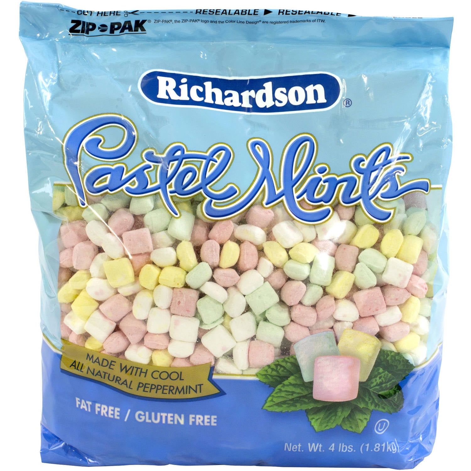 Richardson Pastel Mints, 4 lbs