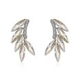 thumbnail image 1 of Pendientes de aleación de cristal vintage Pendientes de arco semicircular geométricos para--|Código de modelo2119, 1 of 5