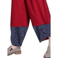 thumbnail image 4 of FASHIONWT Women Summer Print Classic Chino Casual Elastic Waist Ankle-Length Pant, 4 of 4