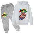 thumbnail image 1 of Conjunto de sudadera con capucha de Super Mario bros para niños, chaqueta para niños, ropa de primavera y otoño, suéter para niños de 3 a 14 años, venta, nuevo, 1 of 1