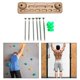 thumbnail image 4 of Tabla de entrenamiento de escalada de madera para ejercitar la fuerza de agarre en interiores. Estilo B, 4 of 7