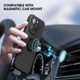 thumbnail image 3 of For iPhone 15 Pro Max Ring Holder Kickstand Phone Cover Case with Strap + Tempered Glass Screen Film, 3 of 5