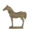 thumbnail image 6 of 12" x 19" Beige Polystone Horse Sculpture, by DecMode, 6 of 10
