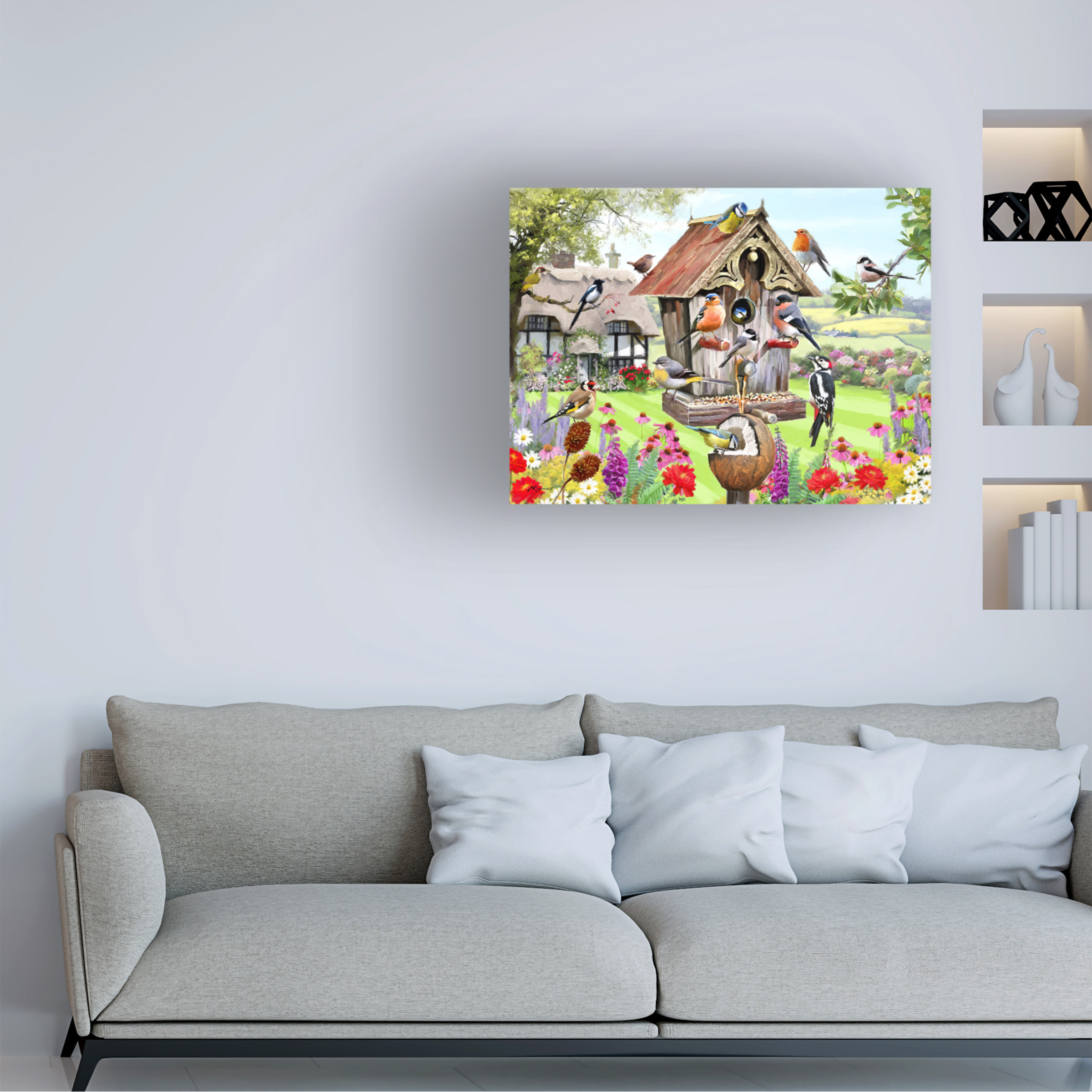 The Macneil Studio 'Birdhouse' Canvas Art