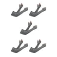 thumbnail image 1 of Wosthever 1 par de fundas de refrigeración antideslizantes de silicona para sombra de sol, portátiles, para deportes, conducción, Camping, Gris Tipo 2 5piezas, 1 of 6