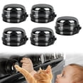 thumbnail image 4 of 2026 New Stove Knob Safety Covers Universal Size Heat Resistant Oven Knob Covers for Child Safety Stove Guard Baby Proofing（Black）, 4 of 9