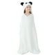 thumbnail image 1 of Qarigey Toalla de baño Chinlon portátil para niños, fiesta en la piscina, absorbente de agua, estilo de dibujos animados, adorable albornoz, Pijama Blanco negro, 1 of 6