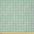 thumbnail image 2 of Ambesonne Hipster Fabric by the Yard Microfiber, Cheerful Nature, 1 Yard, Pale Blue and Beige, 2 of 2