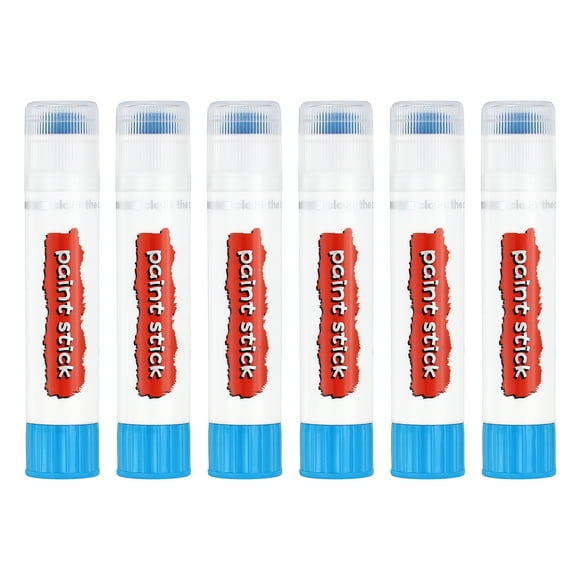 Unique Bargains Oil Pastels for Artists,6pcs Pastel Crayons Solid Paint Sticks Art Supplies Sky Blue(16x80mm)