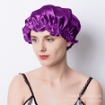 thumbnail image 1 of Gorro de dormir de seda de gusano de seda para el cuidado del cabello, gorro de maternidad, variedad de tamaños, M/L/XL, uso versátil, 1 of 4
