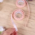 thumbnail image 3 of 2pcs DIY Adhesive Hollow Lace Tape Masking Decorative Tape Sticky Craft Lace Trim Ribbon for Scrapbooking Crafts (Pink), 3 of 8