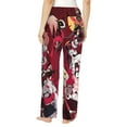thumbnail image 3 of Song Dance Hazbin Hotel Women's Pajama Pants Lounge Daily Novelty Cozy Sleep Bottoms Pants Sleepwear With Pockets, 3 of 8
