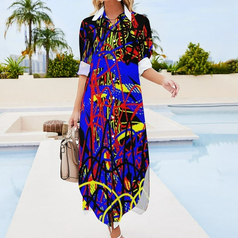 knee length dresses for ladies Heavy Metal Mini  Planet Blue Temple