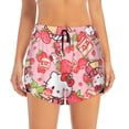 thumbnail image 4 of Lsque Sanrio Printed Women's Running Shorts with Liner Pockets,Elastic Quick Dry Workout Athletic Gym Yoga Shorts,Womens High Waist Shorts-Medium, 4 of 9