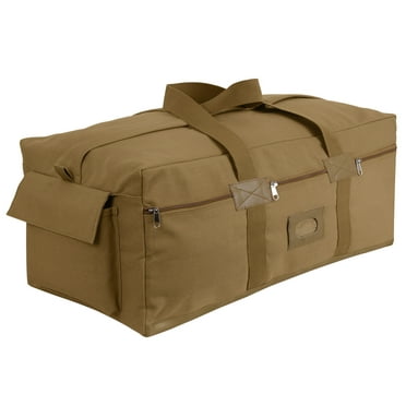 Rothco Canvas Israeli Type Duffle Bag,Coyote Brown