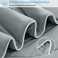 thumbnail image 5 of EMONIA Cooling Blanket Queen Size, Double-Sided Cooling Comforter for Hot Sleepers and Night Sweats, Soft Summer Cool Blanket, All-Season Lightweight Bed Comforter (Light Gray 90"x90"), 5 of 11