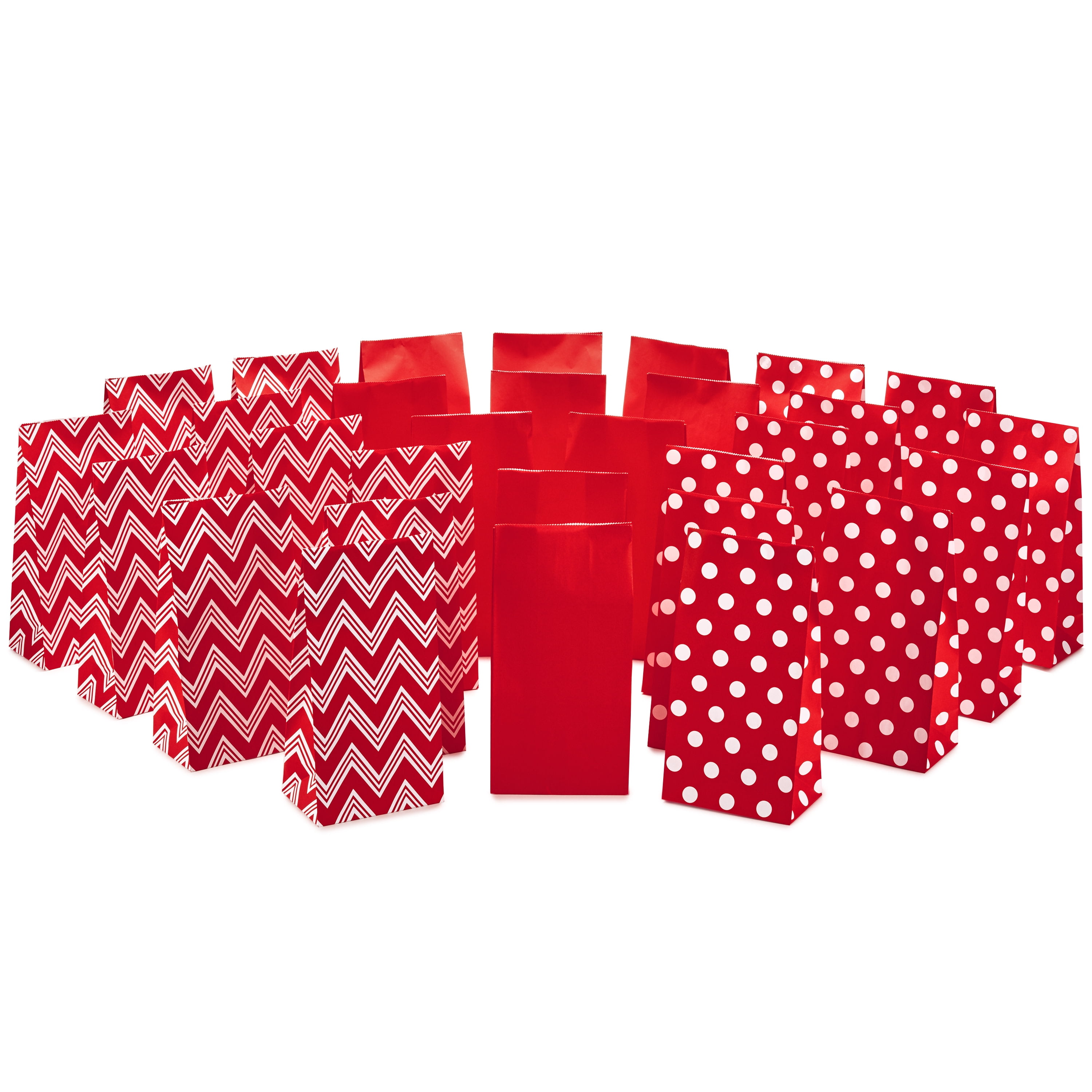 Hallmark Red Gift Bags, 30 Count