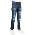 thumbnail image 3 of RAW X  Boy's RawX Rip and Repair Jeans, Dark Blue, 8, 3 of 7