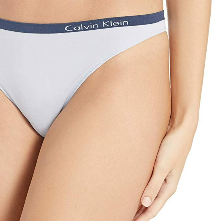 Buy Calvin Klein women pure seamless thong underwear navy and