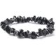 thumbnail image 1 of Pulsera elástica de 10 cuentas de obsidiana natural para mujer, ideal para hacer joyas, pulseras, decoración., 1 of 3