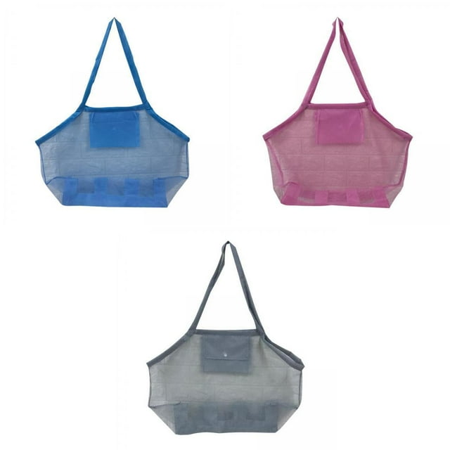 3 Piezas de Bolsas de Playa de Malla, Bolsa de Natación de Verano para , Juguetes, Bolsa de Almacenamiento Macarena bolsos de playa de malla