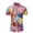 Pink, variant on Floenr Mens T Shirts,Men Hawaiian Short Sleeve Beach Stand-up Collar Shirt Printed Summer Casual Button Down Shirts