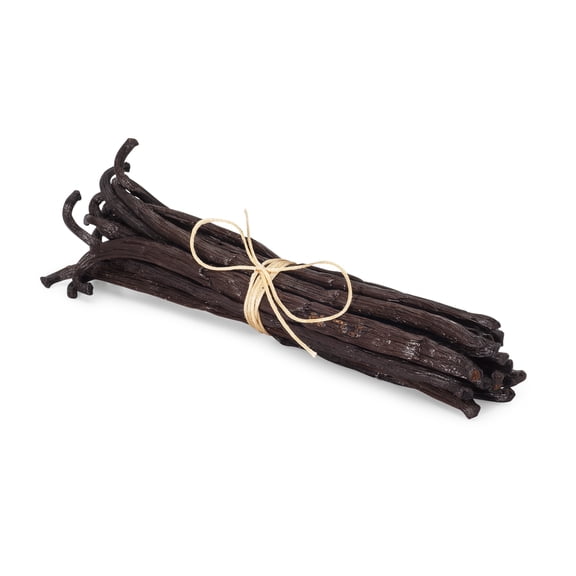 25 Premium Dry Vanilla Beans, Perfect for Making Vanilla Extract, Moisture 15-20%,Vanillin 2.2% perfect for Extract 6-7 inch (Planifolia),With Crystals