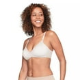 thumbnail image 3 of Women's Warner's 1056 No Side Effects Wire-Free Bra (Butterscotch/Dot Print 34B), 3 of 5