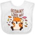 thumbnail image 3 of Inktastic Grammy Loves Me- Cute Baby Fox Boys or Girls Baby Bib, 3 of 4