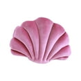thumbnail image 1 of xiaxaixu Coussin Décoratif en Forme de Coquillage, Couleur Unie, 1 of 5