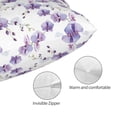 thumbnail image 3 of Kdxio Cotton Pillow Cases 16"x24" Pillowcases,Soft and Breathable Bedroom Pillow Cases-Orchids Flowers, 3 of 8