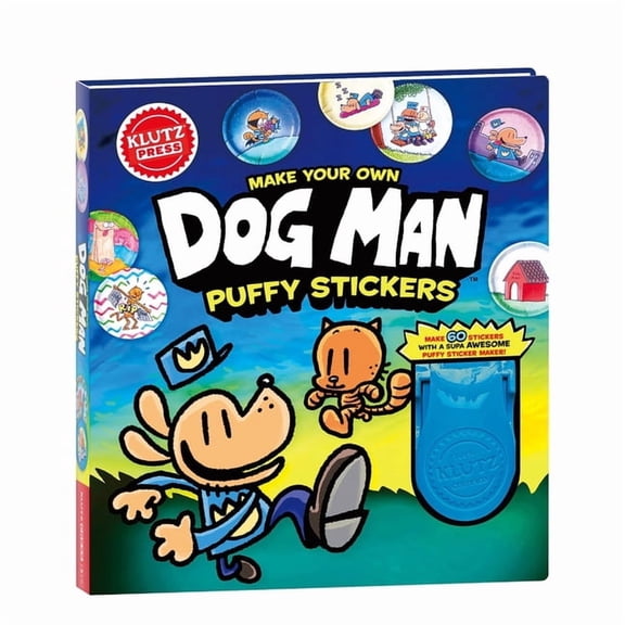 Make Your Own Dog Man Puffy Stickers, (Paperback)