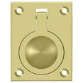 thumbnail image 3 of Deltana FRP25U3 Flush Ring Pull; 2-1/2" x 1 7/8"; Bright Brass Finish, 3 of 3
