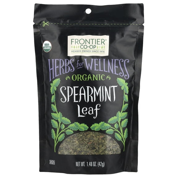 Frontier Natural Products, Organic Spearmint Leaf, 1.48 oz (42 g)