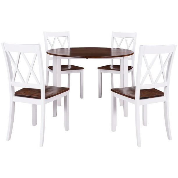 Dining Room Table Set For 4 Modern Round Bar With Chairs Wood Counter Modern Round Bar Table Set, Small Round Bar Height Dining Table