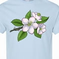 thumbnail image 4 of Inktastic Beautiful Apple Blossom Flowers on Branch T-Shirt, 4 of 5