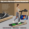 thumbnail image 2 of YOYO 2 in 1 Folding Treadmill, 2.25HP Under Desk Electric Treadmill, Installation-Free with Bluetooth Speaker, Remote Control and LED Display, Walking Jogging for Home Office Use, 2 of 8