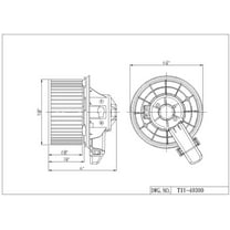 HVAC Blower Motor Fits 1993 Acura Vigor