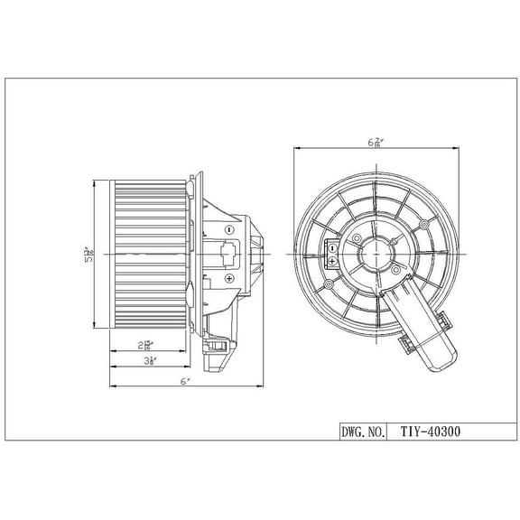 HVAC Blower Motor Fits 1993 Acura Vigor