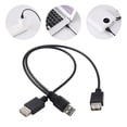 thumbnail image 2 of USB2.0 Y Adapter Cable Male to Double Female Port 40cm Active Function Cord For Hard Drives Phone Charging, 2 of 8