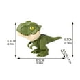 thumbnail image 2 of Mini Dinosaur Figures For Kids 2PCS Dinosaur Finger Puppets Movable Joint Finger Dinosaur Toys, 2 of 8