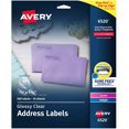 thumbnail image 1 of Avery Glossy Crystal Clear Return Address Labels for Laser & Inkjet Printers, 2/3" x 1-3/4" 600 Labels (6520), 1 of 5
