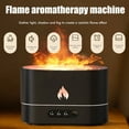thumbnail image 1 of Flame Humidifier Essential Oil Diffuser Cool Mist Humidifiers For Bedroom 200 Ml Mini Air Small  Humidifier Lasts Up To 10 Hours, 1 of 8