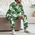 thumbnail image 7 of Disketp Football 7 Mens Pajama Set, Soft Warm Long Sleeve Sleepwear, Cozy Button-Down Pjs for Men-Small, 7 of 7