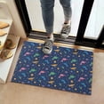 thumbnail image 2 of Dark Blue Space Dinosaur Pattern Door Rugs,Washable Non Slip Door Mats Indoor,Decorative Door Mats,Entry Mat Indoor for Entrance,Bedroom,Kitchen,Bathroom,16"x24", 2 of 6