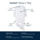 thumbnail image 3 of Gerber Baby Boys - Paquete de 4 pies para Dormir y Jugar, Space, 0-3 Meses, 3 of 7